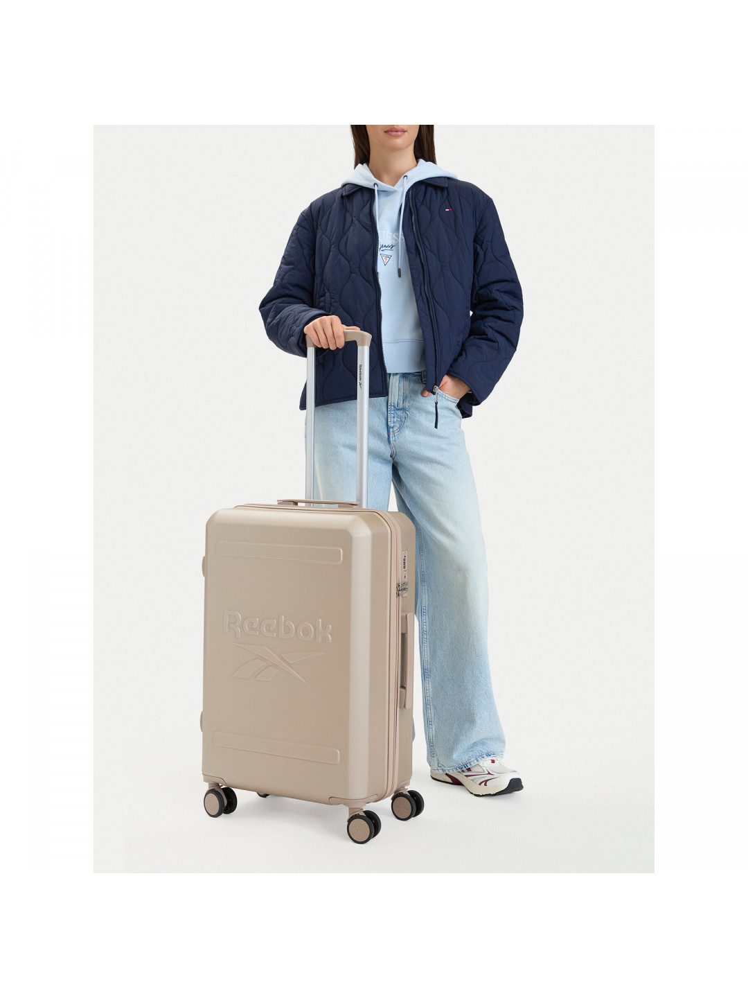 Střední kufr Reebok CEO-RBK-WAL-023-CCC-M-1 Béžová